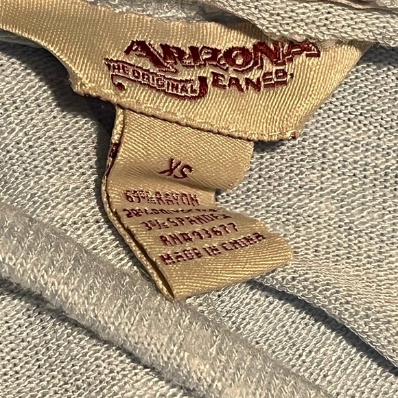 Arizona Jeans Co. Blue Two Tone Super Soft Long Sleeve Shirt - Picture 3 of 3